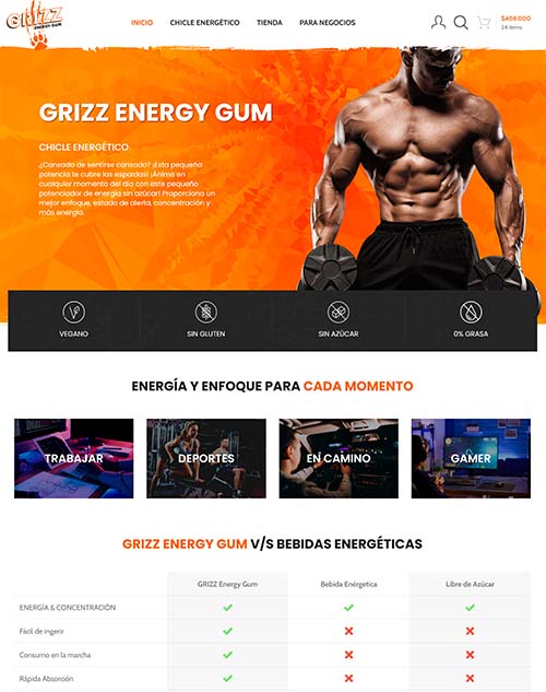 Grizz Energy Gum